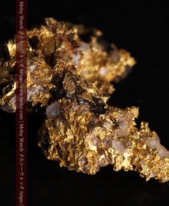 1.71gの小さな石英などを含む個性的な形の自然金-G0384-5