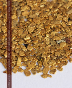 3.26gの小さな薄片金とやや粒の大きな自然金3点-G0388-2