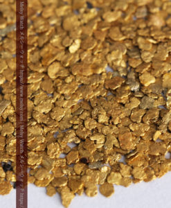 3.26gの小さな薄片金とやや粒の大きな自然金3点-G0388-4