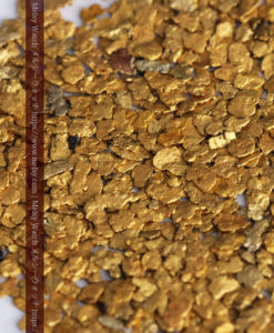 3.26gの小さな薄片金とやや粒の大きな自然金3点-G0388-7