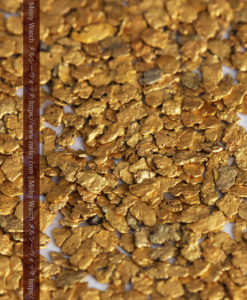 3.09gの小さな薄片金とやや粒の大きな自然金3点-G0389-4