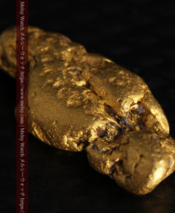 1.85gの小さいながら立体感ある自然金-G0392-10