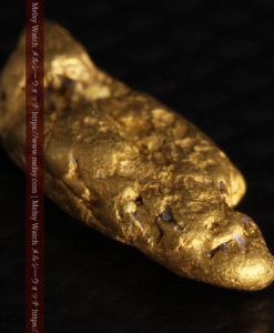 1.85gの小さいながら立体感ある自然金-G0392-12