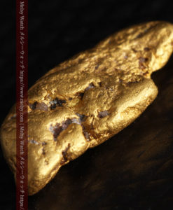 1.85gの小さいながら立体感ある自然金-G0392-5