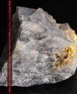 72gの大きな石英の中を通る自然金-G0403-10