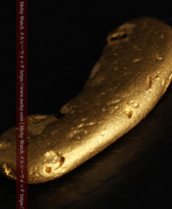 2.80gの太古の勾玉のような形をした自然金-G0406-11