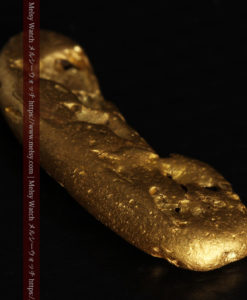 2.80gの太古の勾玉のような形をした自然金-G0406-8