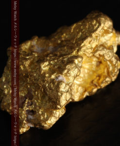 4.45gの石英のワンポイントが小気味よい自然金-G0408-11