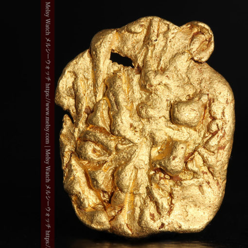 2.80gの古代金貨のような形をしている自然金-G0409-1