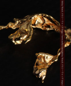 1.09gの帆船のような形をしている磨かれた繊細な自然金-G0413-14