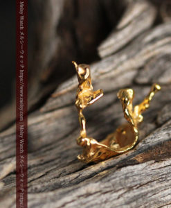 1.09gの帆船のような形をしている磨かれた繊細な自然金-G0413-2