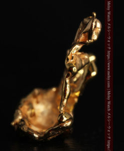 1.09gの帆船のような形をしている磨かれた繊細な自然金-G0413-6