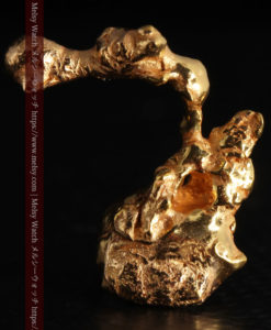 4.18gの個性的なアヒルのような形の磨かれた自然金-G0415-3