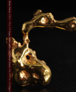 4.18gの個性的なアヒルのような形の磨かれた自然金-G0415-4