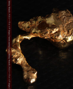 4.18gの個性的なアヒルのような形の磨かれた自然金-G0415-8