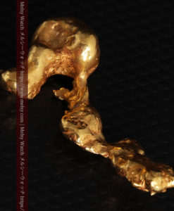 7.38gの個性的な長い形の磨かれた自然金-G0416-12