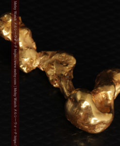 7.38gの個性的な長い形の磨かれた自然金-G0416-14