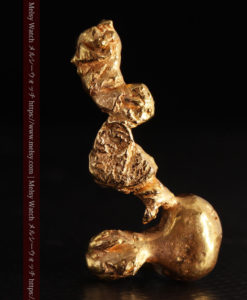 7.38gの個性的な長い形の磨かれた自然金-G0416-3