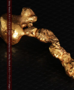 7.38gの個性的な長い形の磨かれた自然金-G0416-8