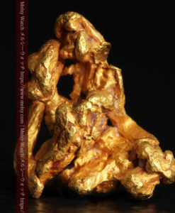 1.40gの凹凸と立体的な空間の綺麗な自然金-G0417-1