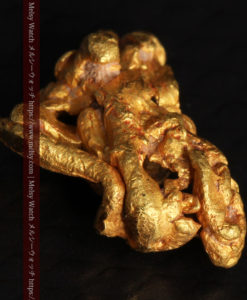 1.40gの凹凸と立体的な空間の綺麗な自然金-G0417-11