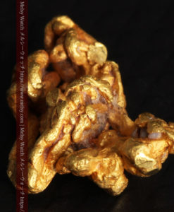 1.40gの凹凸と立体的な空間の綺麗な自然金-G0417-6