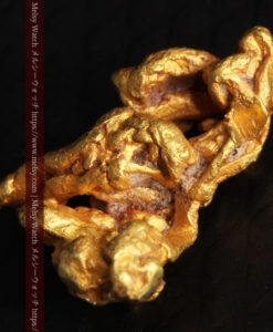 1.40gの凹凸と立体的な空間の綺麗な自然金-G0417-7