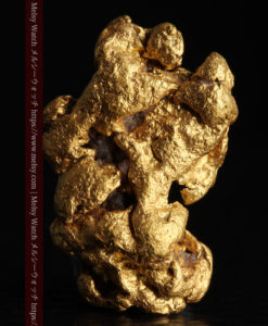 2.22gの亀の手のような形の自然金-G0419-1