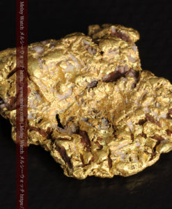 12.32gの色や模様など多くの特徴ある表面の自然金-G0421-10