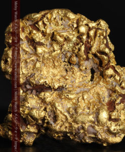 12.32gの色や模様など多くの特徴ある表面の自然金-G0421-2