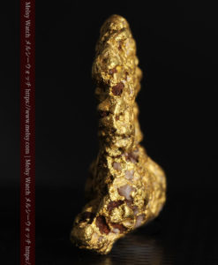 12.32gの色や模様など多くの特徴ある表面の自然金-G0421-3