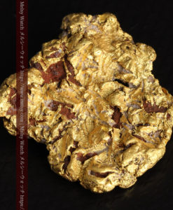 12.32gの色や模様など多くの特徴ある表面の自然金-G0421-5