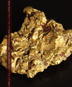 12.32gの色や模様など多くの特徴ある表面の自然金-G0421-6