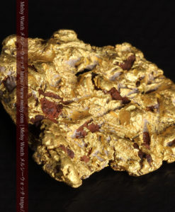 12.32gの色や模様など多くの特徴ある表面の自然金-G0421-7