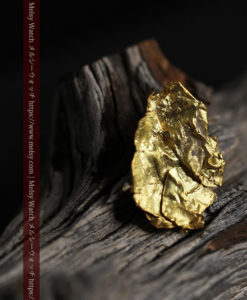 1.08gの非常に薄くかつ大きな面の希少な薄片金・自然金-G0422-12