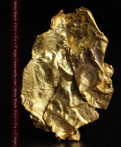 1.08gの非常に薄くかつ大きな面の希少な薄片金・自然金-G0422-2