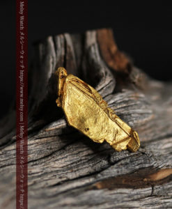 1.97gの結晶のような模様が見える長めの薄片金・自然金-G0423-12