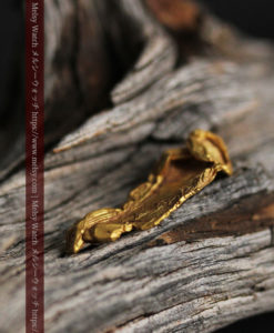 1.97gの結晶のような模様が見える長めの薄片金・自然金-G0423-13