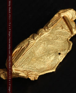 1.97gの結晶のような模様が見える長めの薄片金・自然金-G0423-9