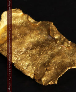 0.97gのクラッチバッグのような形をした薄片金・自然金-G0424-13