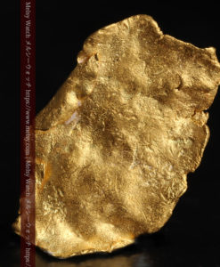 0.97gのクラッチバッグのような形をした薄片金・自然金-G0424-5