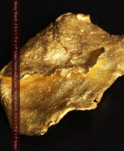 0.97gのクラッチバッグのような形をした薄片金・自然金-G0424-6