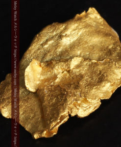 0.97gのクラッチバッグのような形をした薄片金・自然金-G0424-8