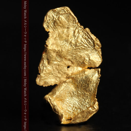 0.67gの非常に薄い面の大きな薄片金・自然金-G0426-1