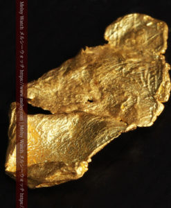 0.67gの非常に薄い面の大きな薄片金・自然金-G0426-10