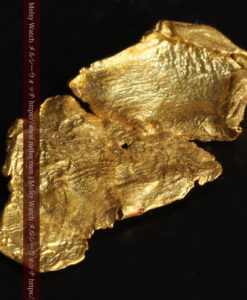 0.67gの非常に薄い面の大きな薄片金・自然金-G0426-12