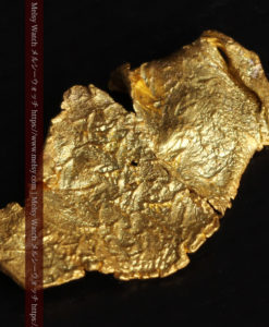 0.67gの非常に薄い面の大きな薄片金・自然金-G0426-6
