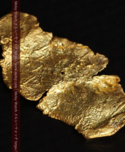 0.67gの非常に薄い面の大きな薄片金・自然金-G0426-7