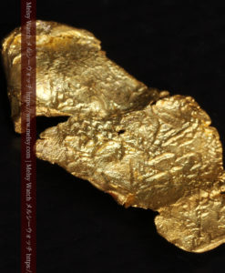 0.67gの非常に薄い面の大きな薄片金・自然金-G0426-9