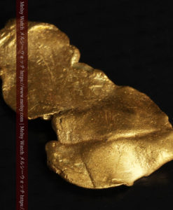 0.6gの靴のような形をした薄片金・自然金-G0428-10